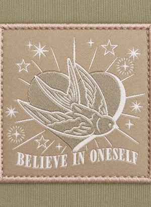 Hundred Pieces - Blush "Believe" Sweatshirt | Beige