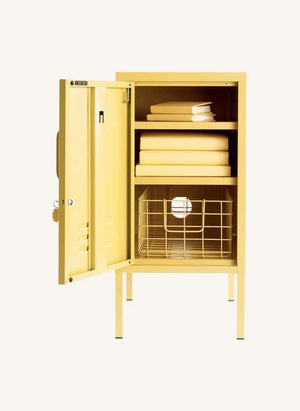 Mustard Made - Short Metal Nightstand | Faded Yellow