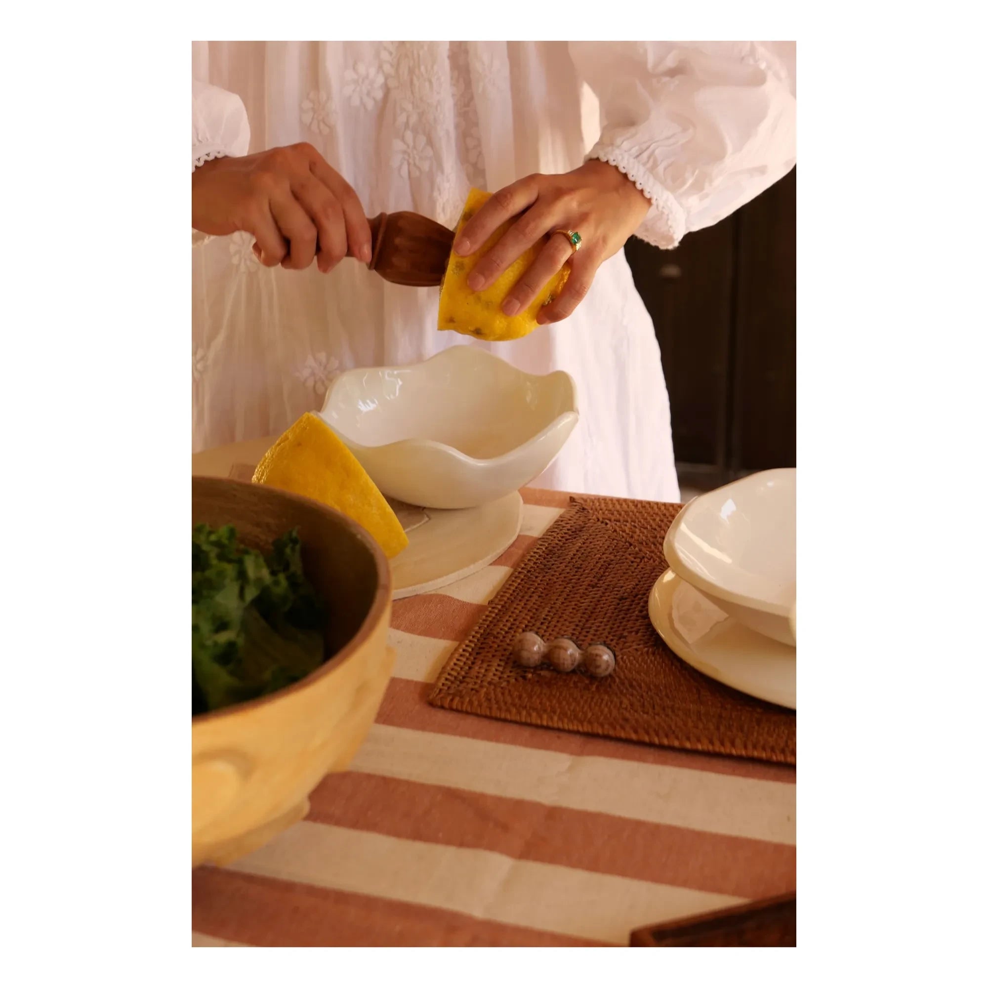 Woodmata - Teak Wood Citrus Juicer | Teak