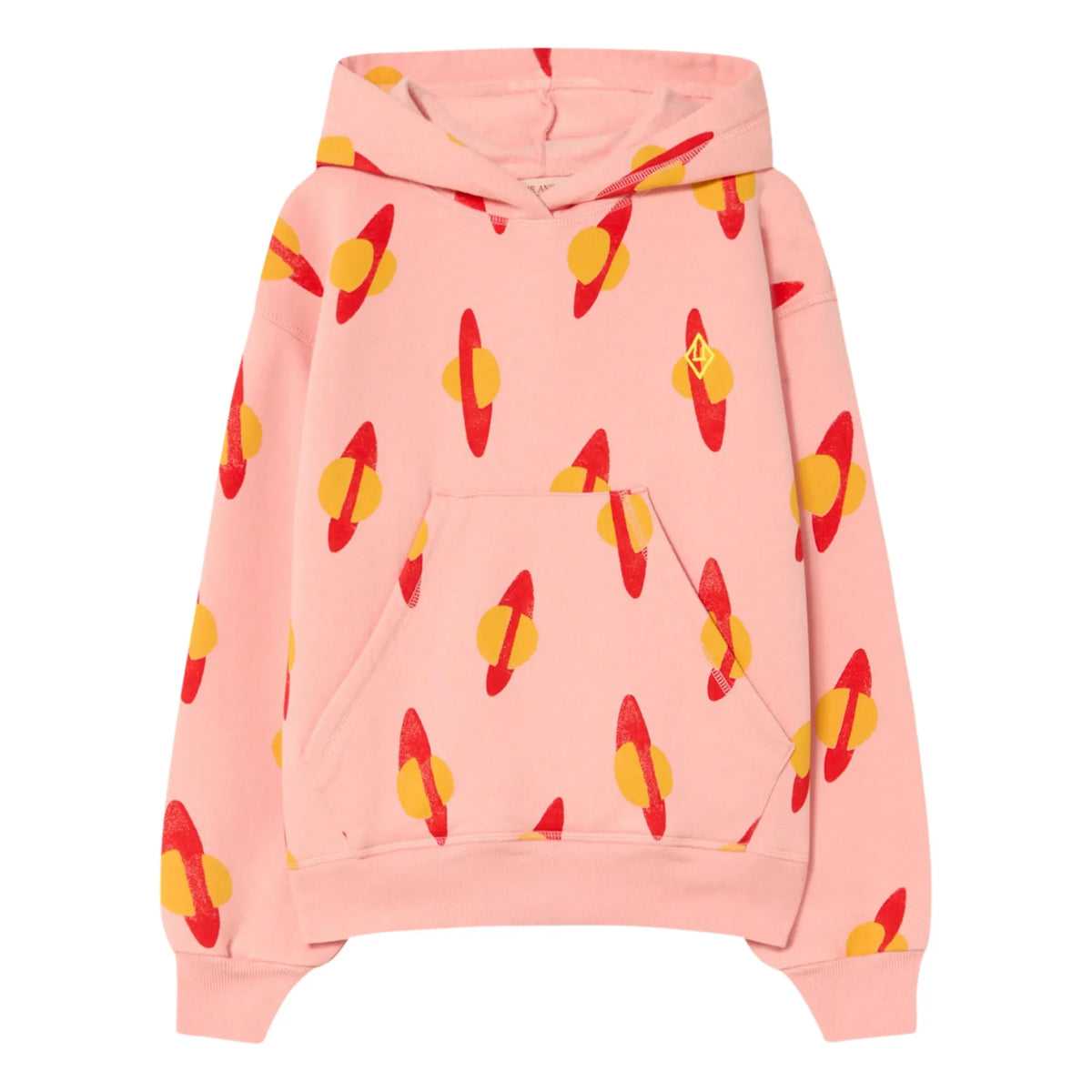 The Animals Observatory - Beaver Planet Hooded Sweatshirt | Pink