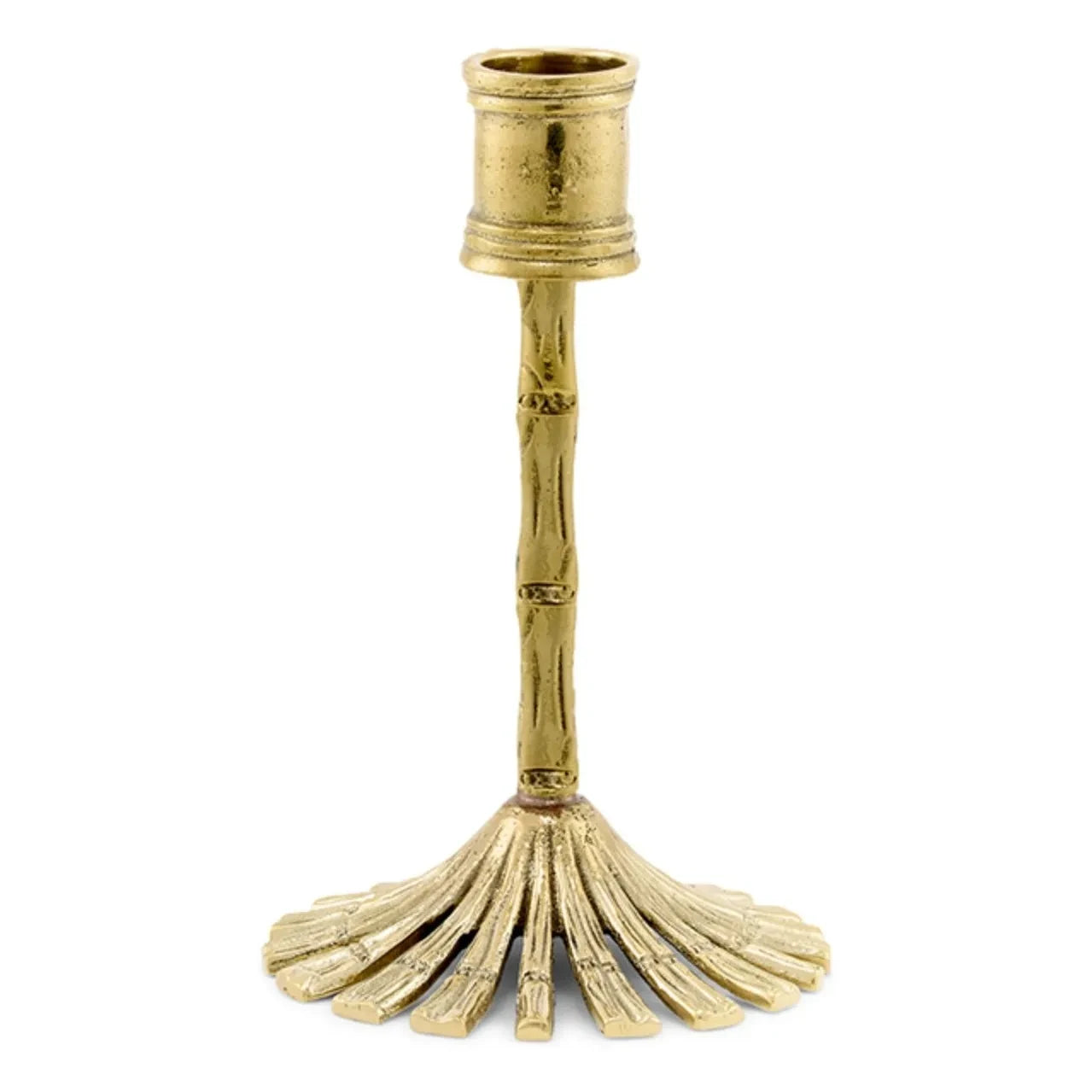 Doing Goods - Bamboo Rice Candle Holder | Gold