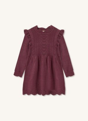 Fliink - Alilly Knit Dress | Burgundy