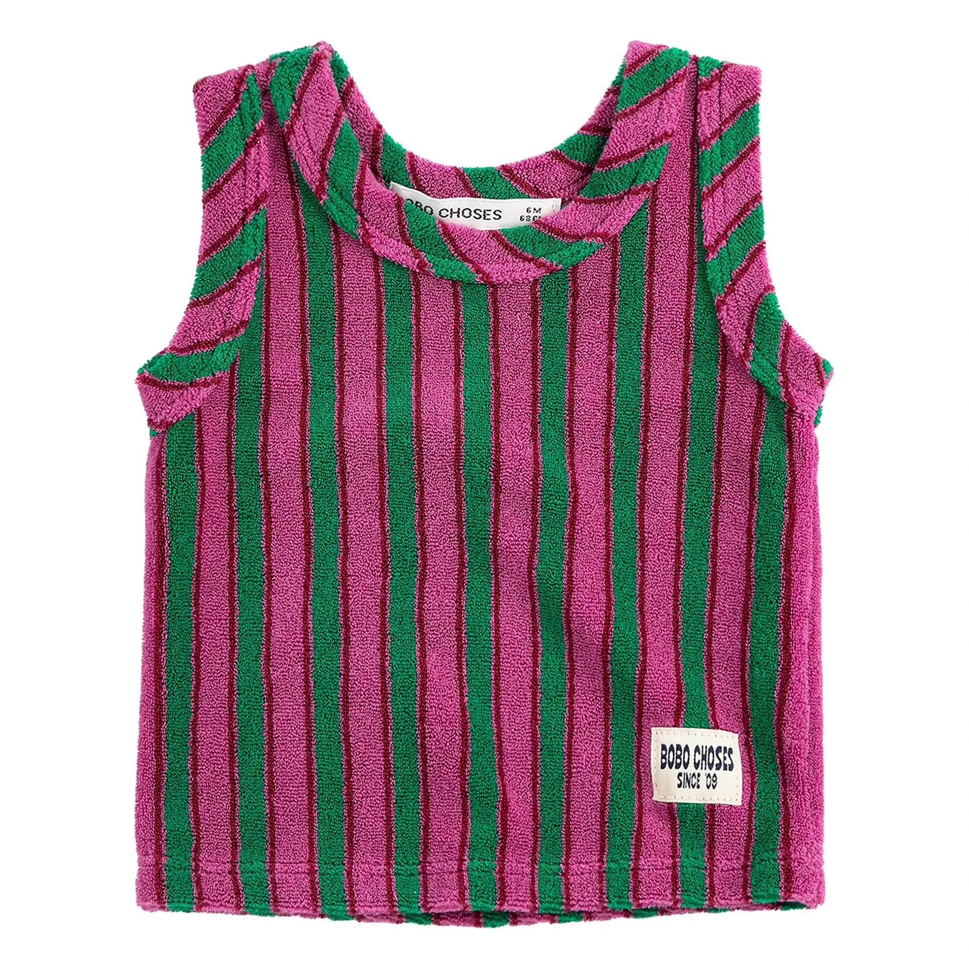 Bobo Choses - Striped Tank Top | Green