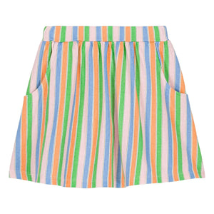 We Are Kids - Striped Room skirt Organic cotton | Pale Pink