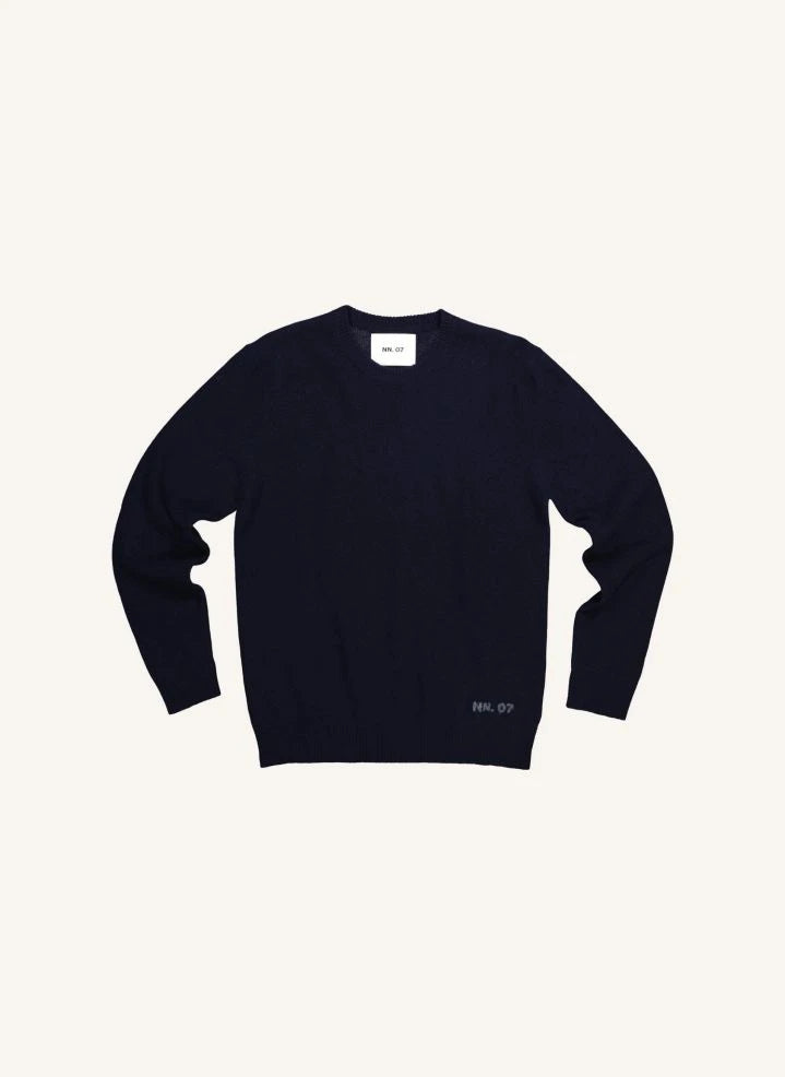 NN.07 - Nigel 6585 Recycled Wool Sweater | Navy