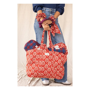 Apaches - Opal Quilted Pen Case | Red