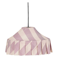 Nobodinoz - Nicole Striped Lampshade | Lilac