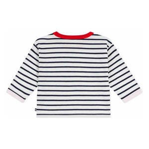 Petit Bateau - Marinière Heart T-Shirt | White