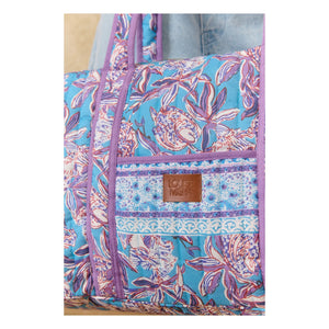 Louise Misha - 36h Bilbao Bag, Organic Cotton | Blue