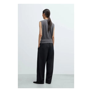 Cordera - Cotton Sleeveless Vest | Gray