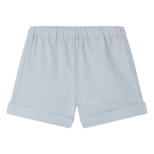 Bonpoint - Ecady organic cotton leg shorts | Light blue