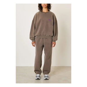 American Vintage - Plizzy Cotton Sweatshirt | Brown