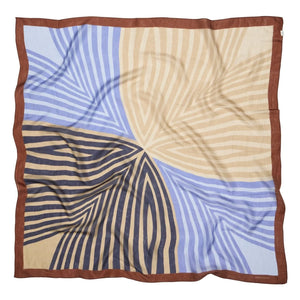 Becksöndergaard - Graphilia Silk Scarf | Blue