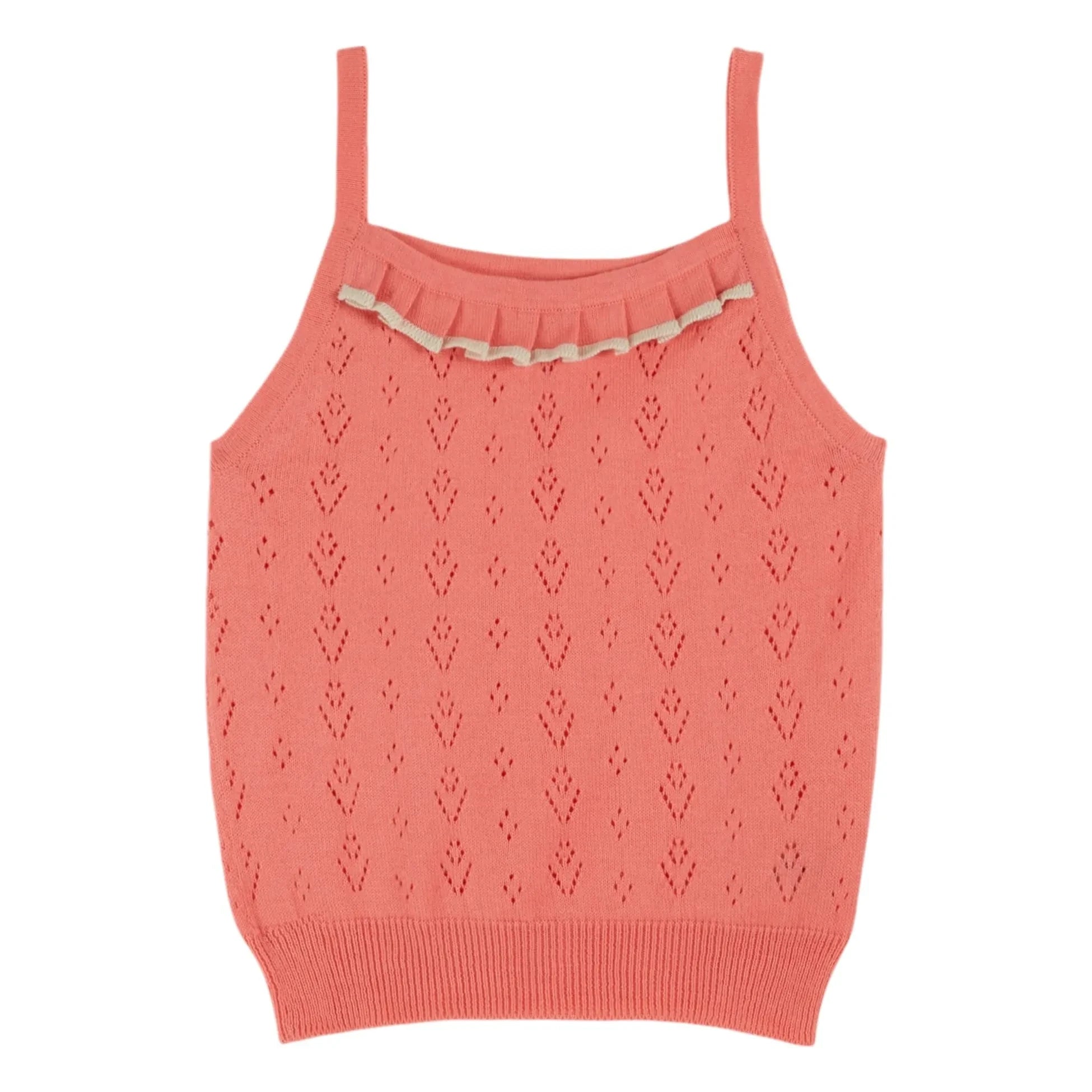 Emile et Ida - Mesh Tank Top | Pink