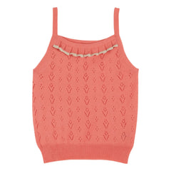 Emile et Ida - Mesh Tank Top | Pink