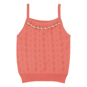 Emile et Ida - Mesh Tank Top | Pink