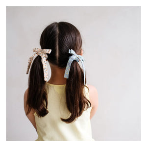 Mimi & Lula - Pack of 4 Floral Knot Hair Clips | Ecru