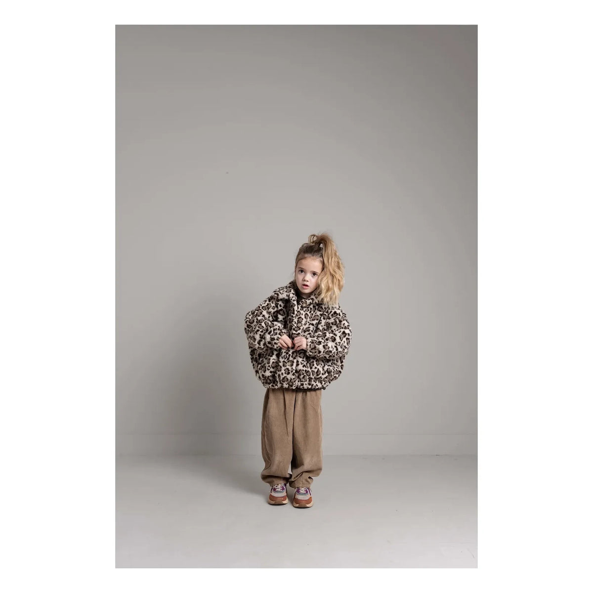Jenest - Rosa Leopard Coat | Ivory