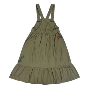 Hundred Pieces - Devi Fleurie Overall Dress | Almond Green