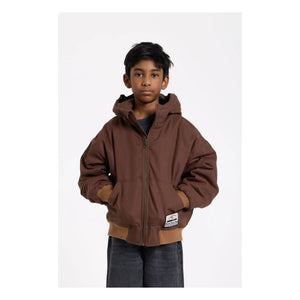 Hundred Pieces - Matt Hooded Jacket | Brown