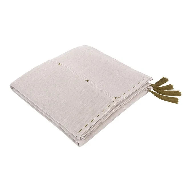 Numero 74 - Double Layer Organic Cotton Tablecloth | Powder S018