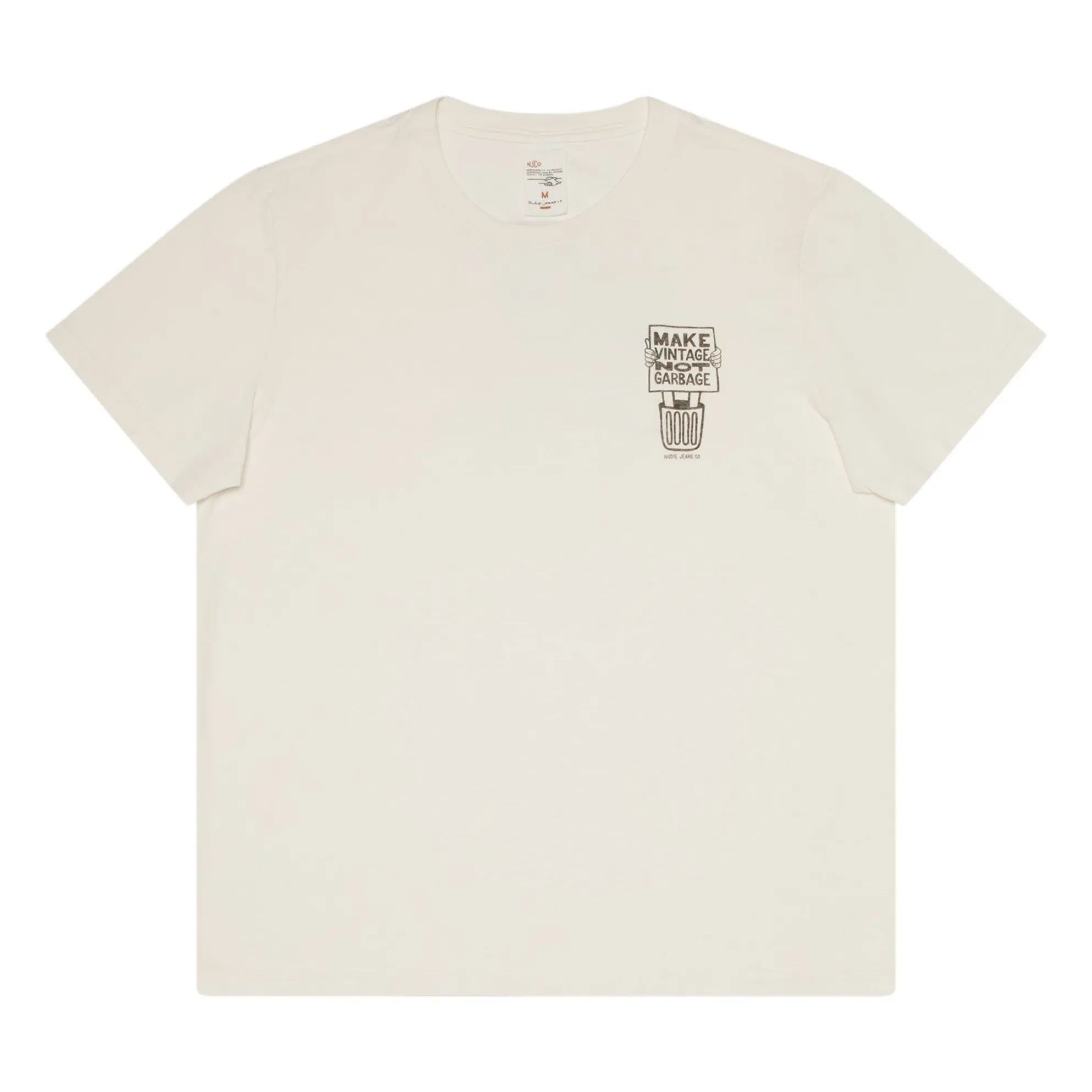 Nudie Jeans - Roy Garbage T-Shirt | White