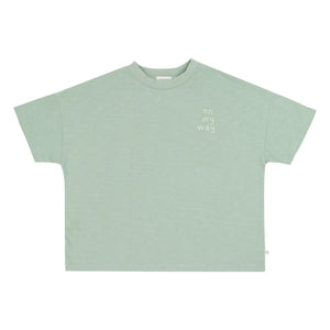 Jenest - Oversized T-shirt Ben On My Way Organic Cotton | Badem Green