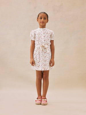Bonpoint Girls Geranium Elorida Dress in Multicolour