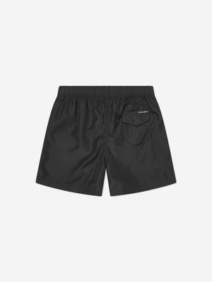 Dolce & Gabbana Boys Milano Logo Swim Shorts in Black