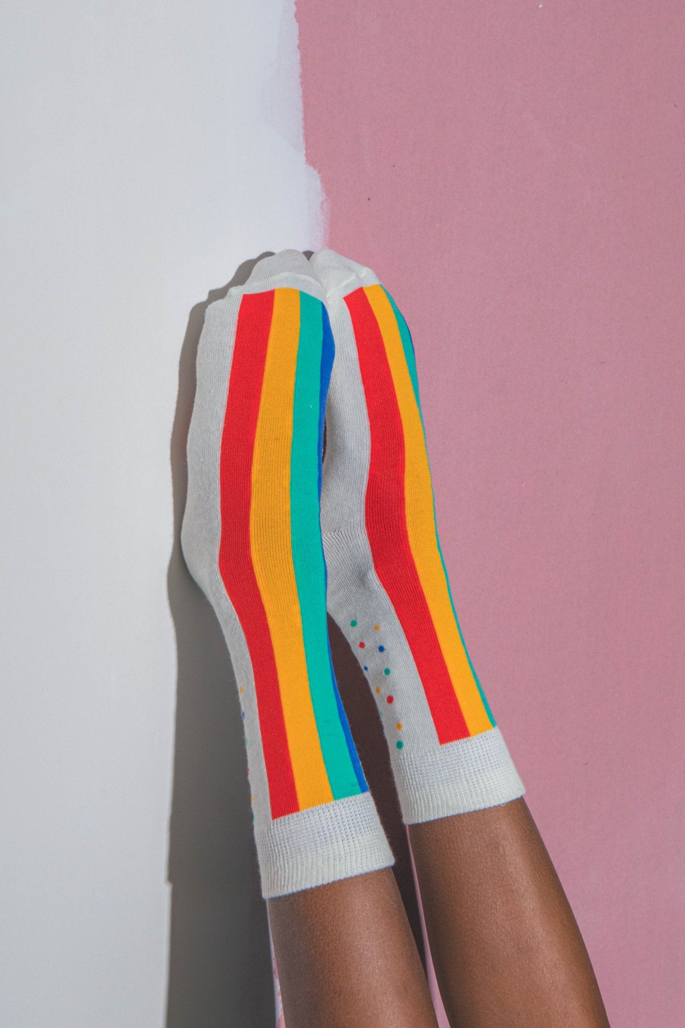 Eat My Socks - Çocuk Gökkuşağı Pastası Çorap-Dinossi