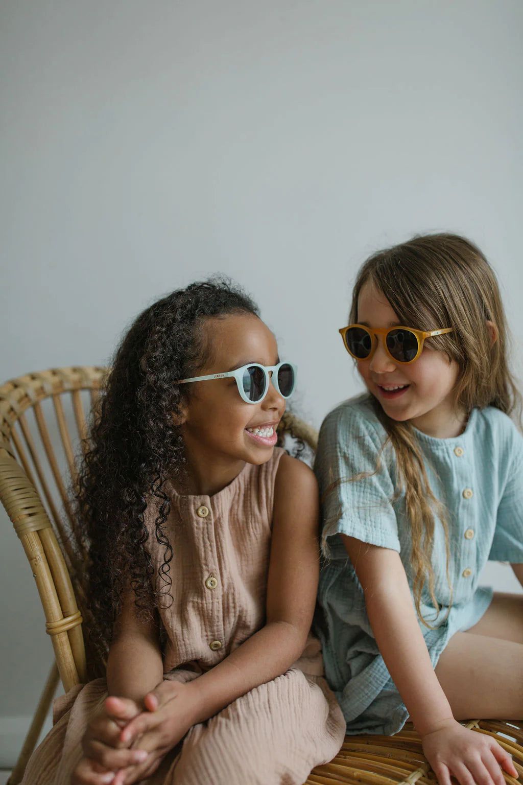 Leosun - Naturel Mavi Polarize UV400 Çocuk Güneş Gözlüğü 3-8 Yaş-Dinossi