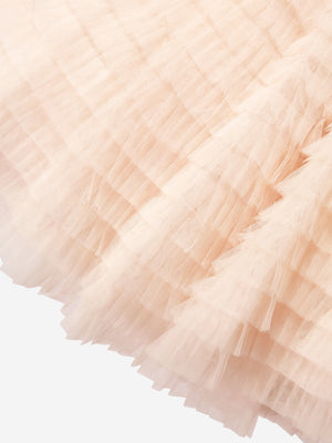 Maison Ava Girls Coralie Dress in Blush