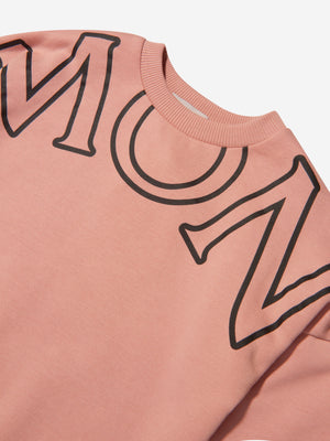 Moncler Enfant Girls Logo Print Sweater Dress