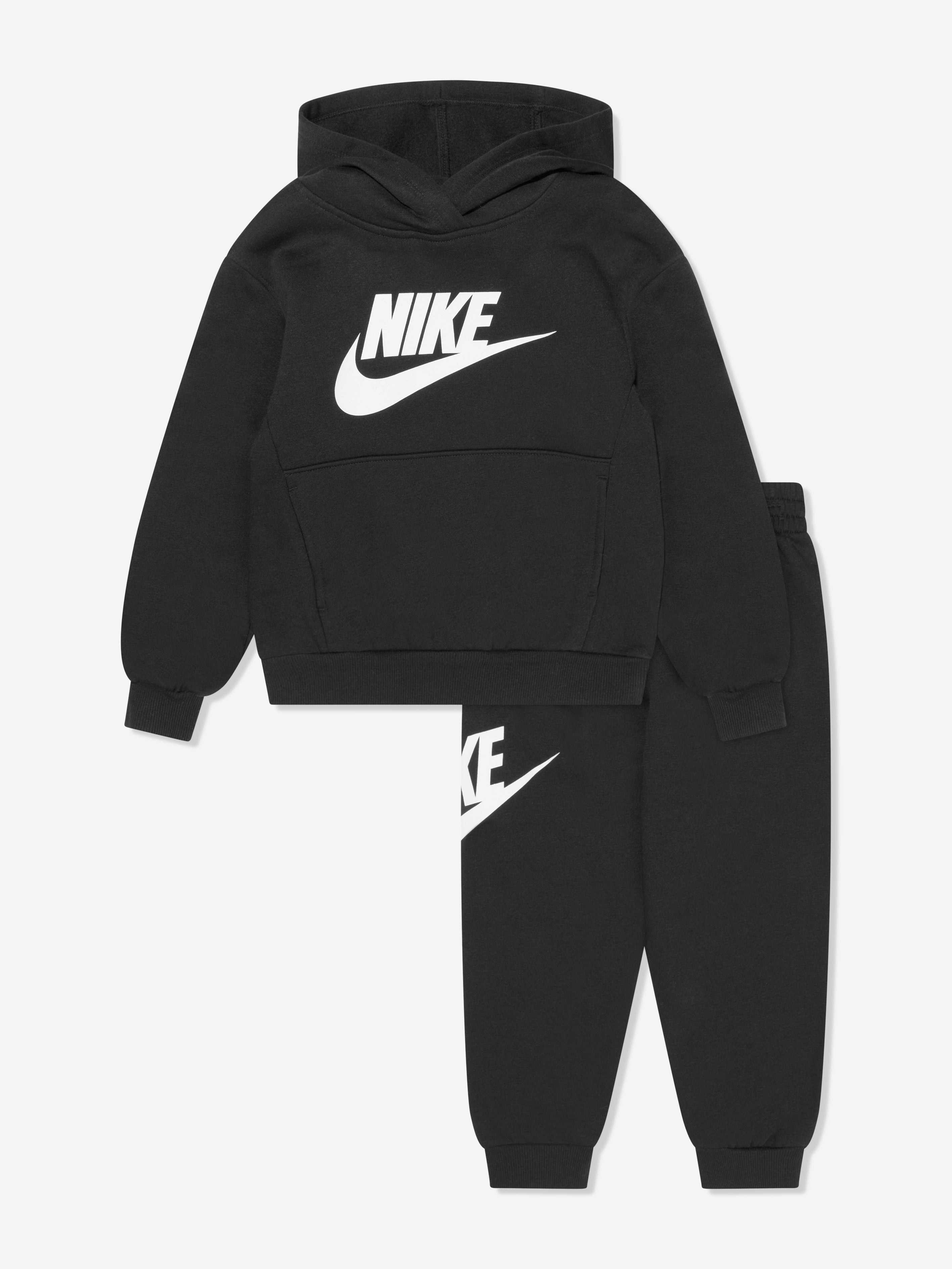 Nike Kids Club Fleece Tracksuit in Black