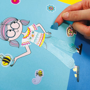 Rachel Ellen - Grl Pwr Sticker Scene Colouring and Activity Book