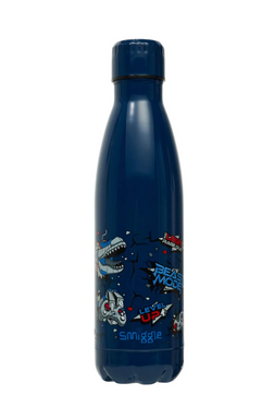 Smiggle - Fly High Steel Water Bottle with Lid 500ML
