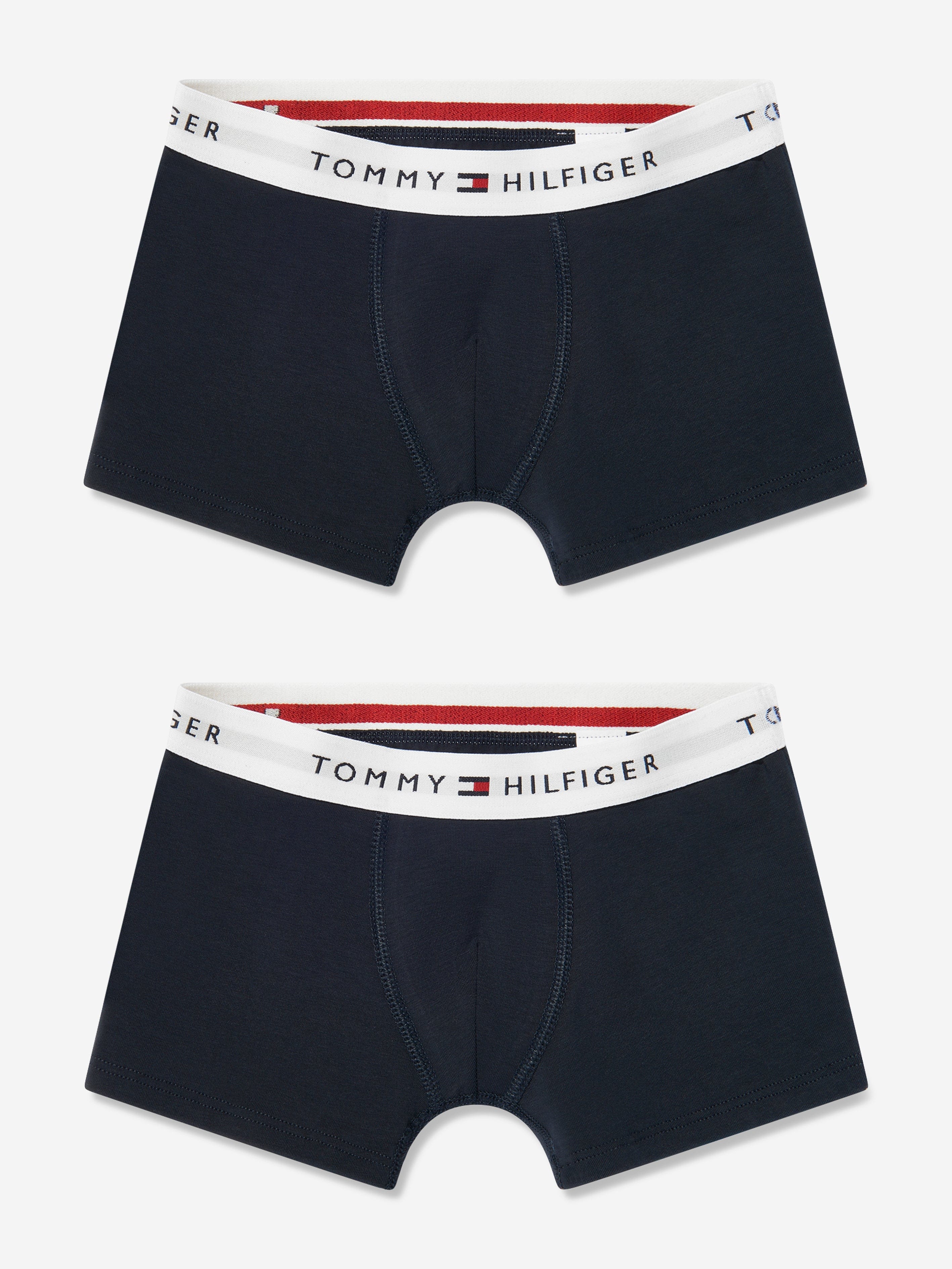 Tommy Hilfiger Boys 2 Pack Boxer Shorts Set in Navy
