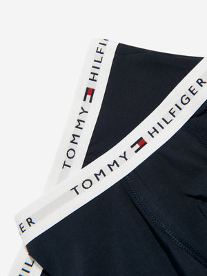Tommy Hilfiger Boys 2 Pack Boxer Shorts Set in Navy