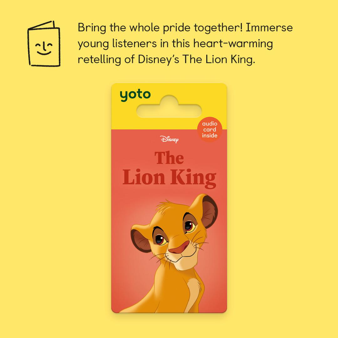 Yoto Card - Disney Classics: The Lion King-Audio Player Cards + Characters- | Natural Baby Shower