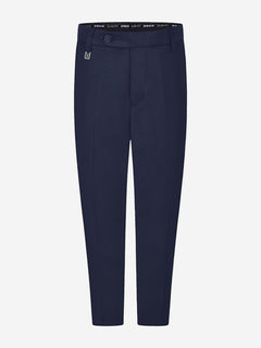 Zeco Boys School Slim Fit Short Leg Trousers in Navy