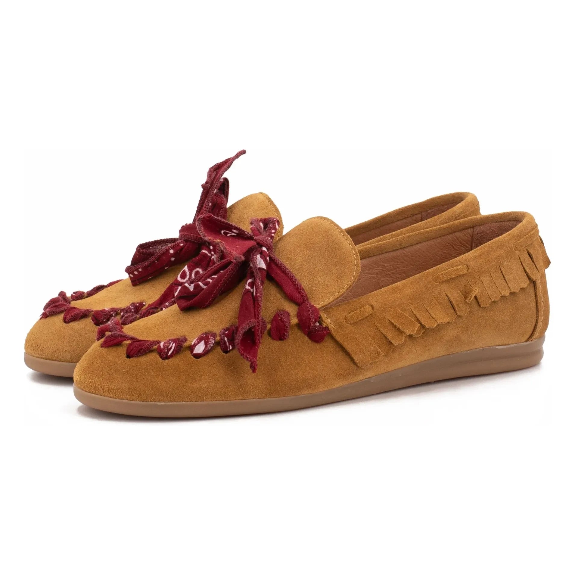 Toral - Dalma Suede Boat Shoe | Cognac