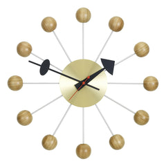 Vitra - Ball Clock - George Nelson, 1948-1960 | Cherry Wood