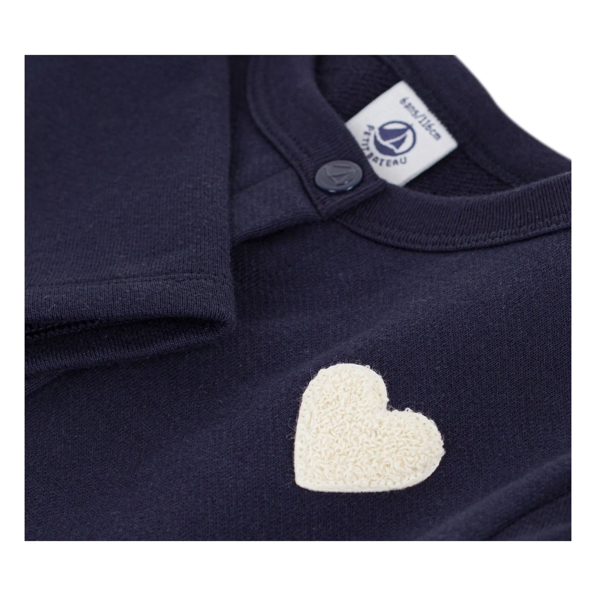 Petit Bateau - Cardigan Uni Molleton | Navy Blue