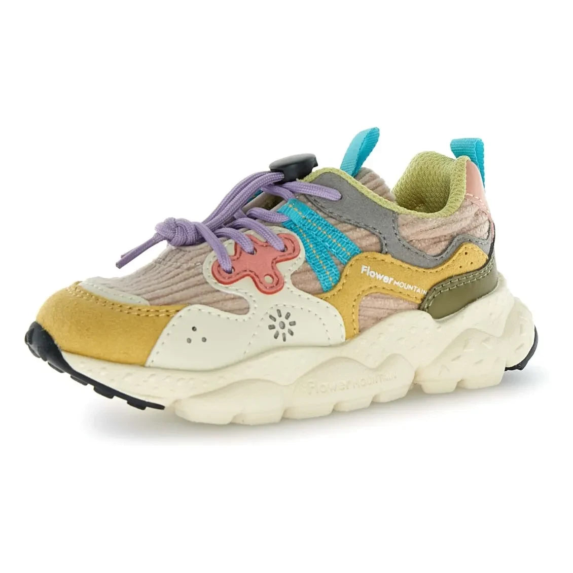 Flower Mountain - Yamano 3 Junior Sports Shoe | Yellow