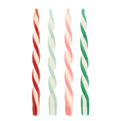 Meri Meri - Assorted Twisted Candles - Set of 4