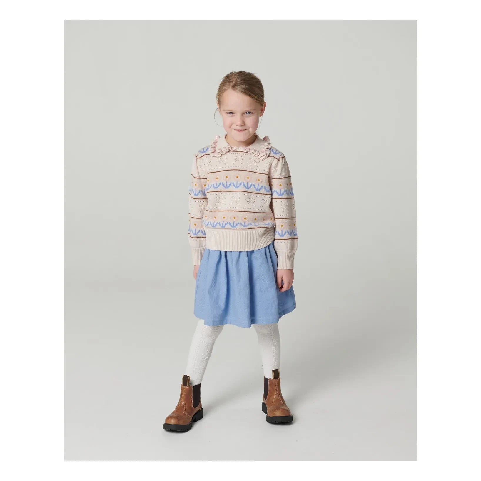 Copenhagen Colors - Wool Crew Neck Sweater | Beige