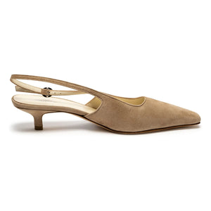 Odare - Anna Sweden Slingback | Taupe Brown