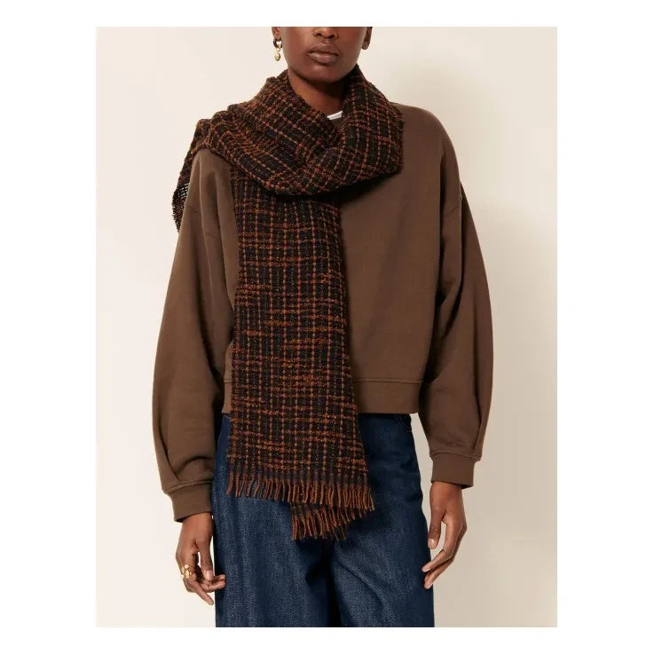 Sessùn - Piolette Wool Scarf | Brown