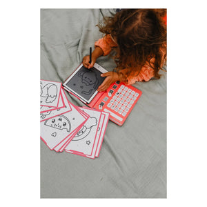 Kidywolf - Kidydraw Mini Drawing Board | Pink