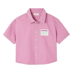 American Vintage - Grezbay Organic Cotton Denim Shirt | Lilac